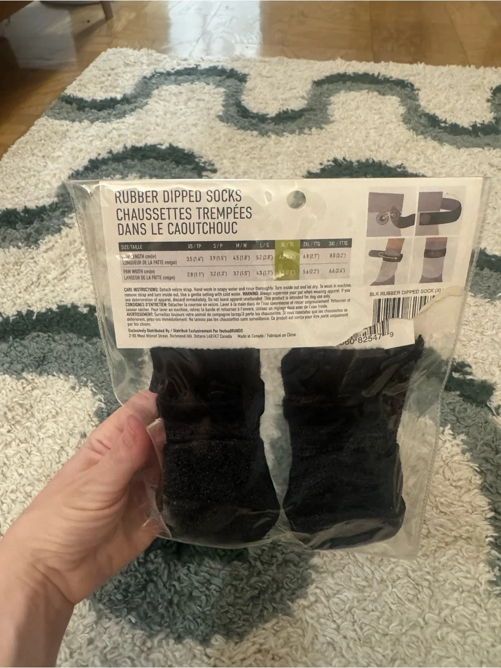 Rubber Dipped Socks for Men - Black